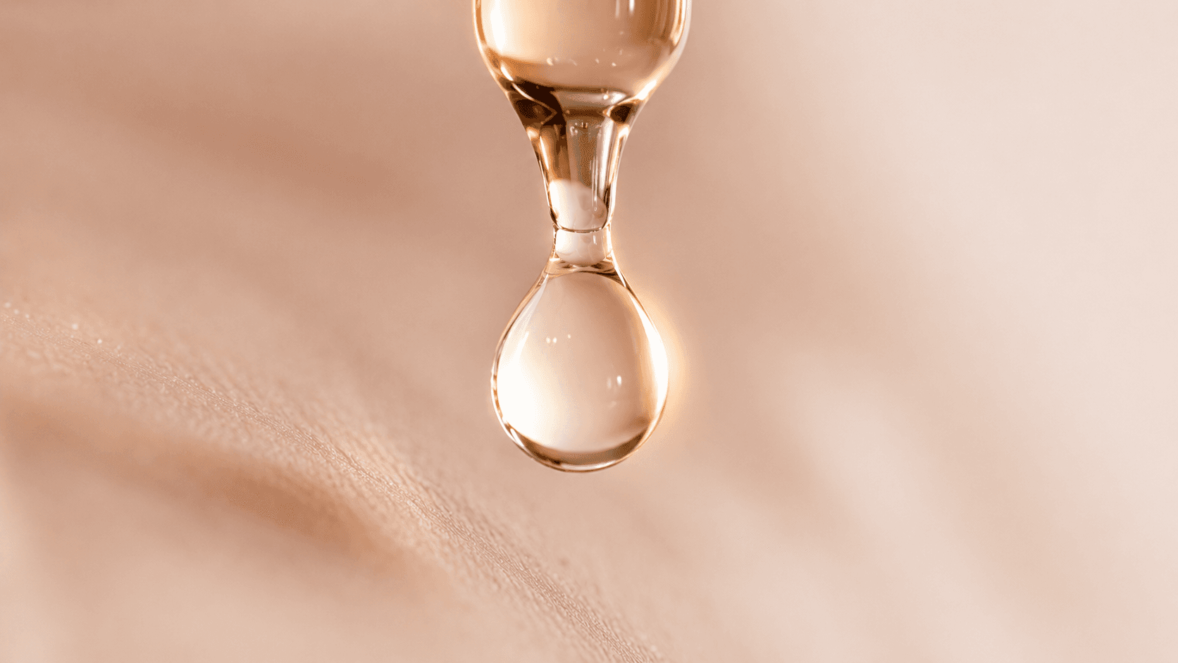 Serum drop close-up — the visual hook that scaled past $80k/mo.